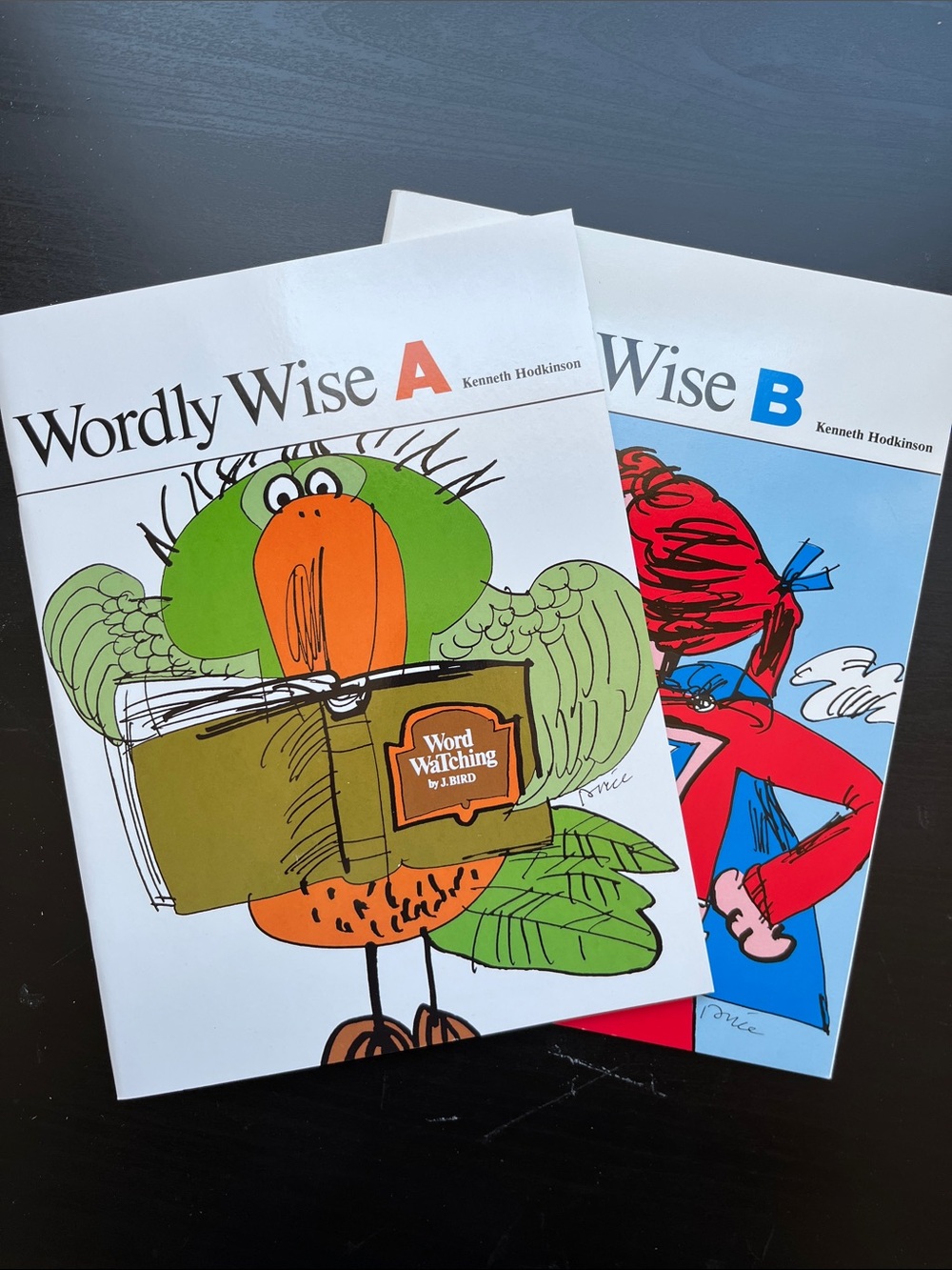 Wordly Wise A & B Workbooks - Colorful Bird Covers